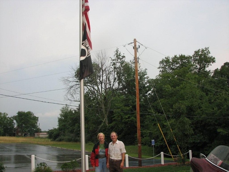 Jerry Gettelfinger at the new Kohtang Memorial